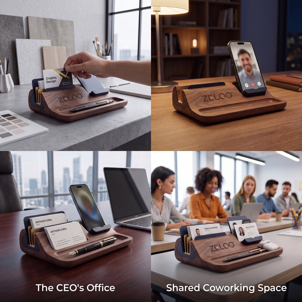 ZELQO™ Levitation Hub ✨ Magnetic Floating Desk Organizer & Pen Dock – Minimalist Non-Electric Desktop Stand